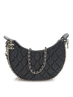 Chanel Lambskin Quilted Small Hobo Bag #294136C33B
